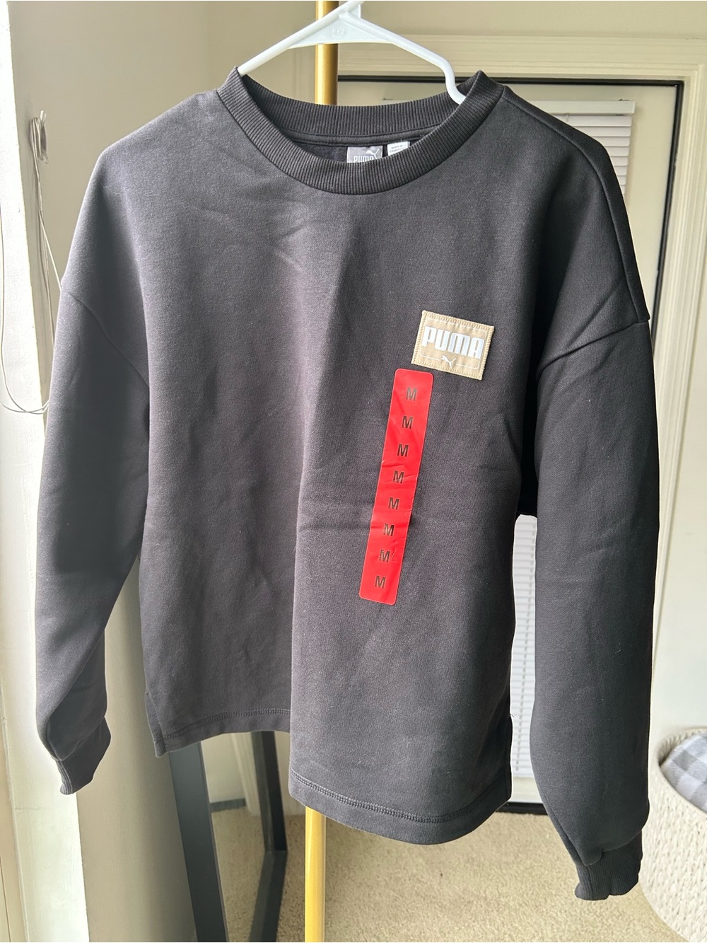 Puma Black Crewneck Sweatshirt